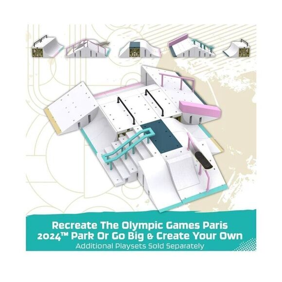 Tech Deck, Sky Brown’s Olympic Games Paris 2024 Ramp, Customizable X-Connect Par - Picture 2 of 4